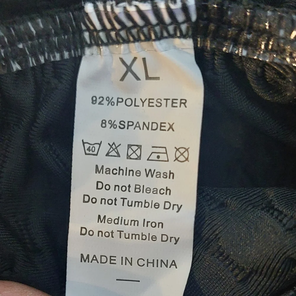 Leggings women's anti cellulite black size‎ XL